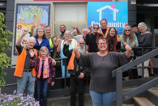 Community House Port Lincoln team and volunteers outside the building